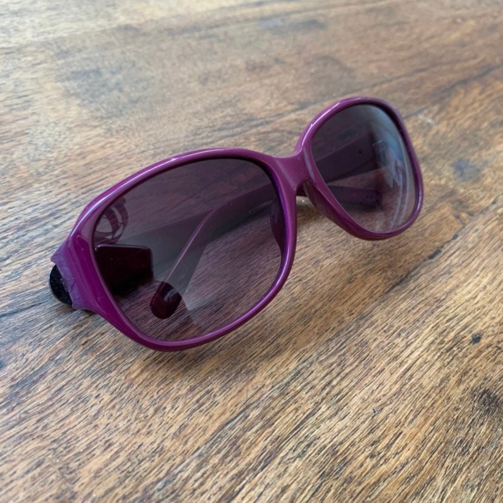 Purple Lulu Guinness Sunglasses